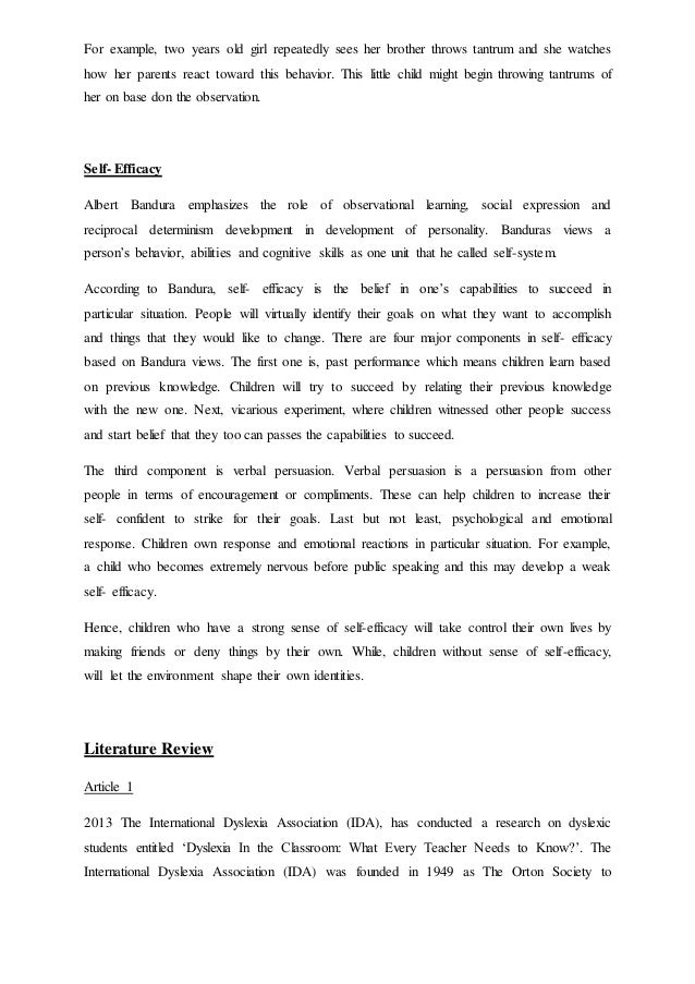 Case study child dyslexia